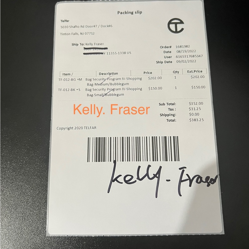 Telfar Medium Bubblegum Shopping Bag - Picture 10 of 10